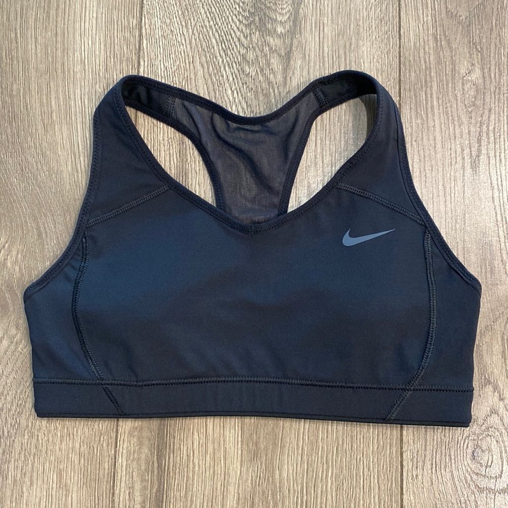 Nike Dri-Fit Black Racerback Sports Bra Size XS